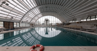 Le chantier de réhabilitation de la piscine Galin en images - Architecte stades / Agence architecture sport
