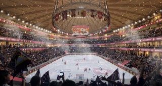 Trefle-Blanc ice rink in Geneva - Stadium architect / Sport architecte studio