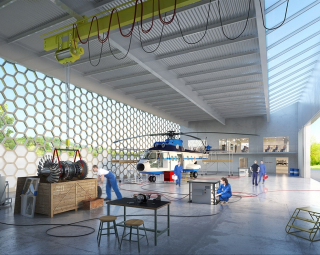 Aeronautical hangar - Sport architecte studio
