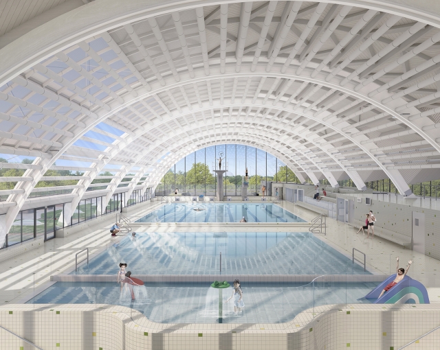 Restructuring of the Galin swimming pool - Sport architecte studio