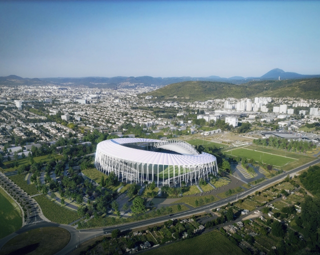 Stade Gabriel Montpied à Clermont-Ferrand - Agence architecture sport