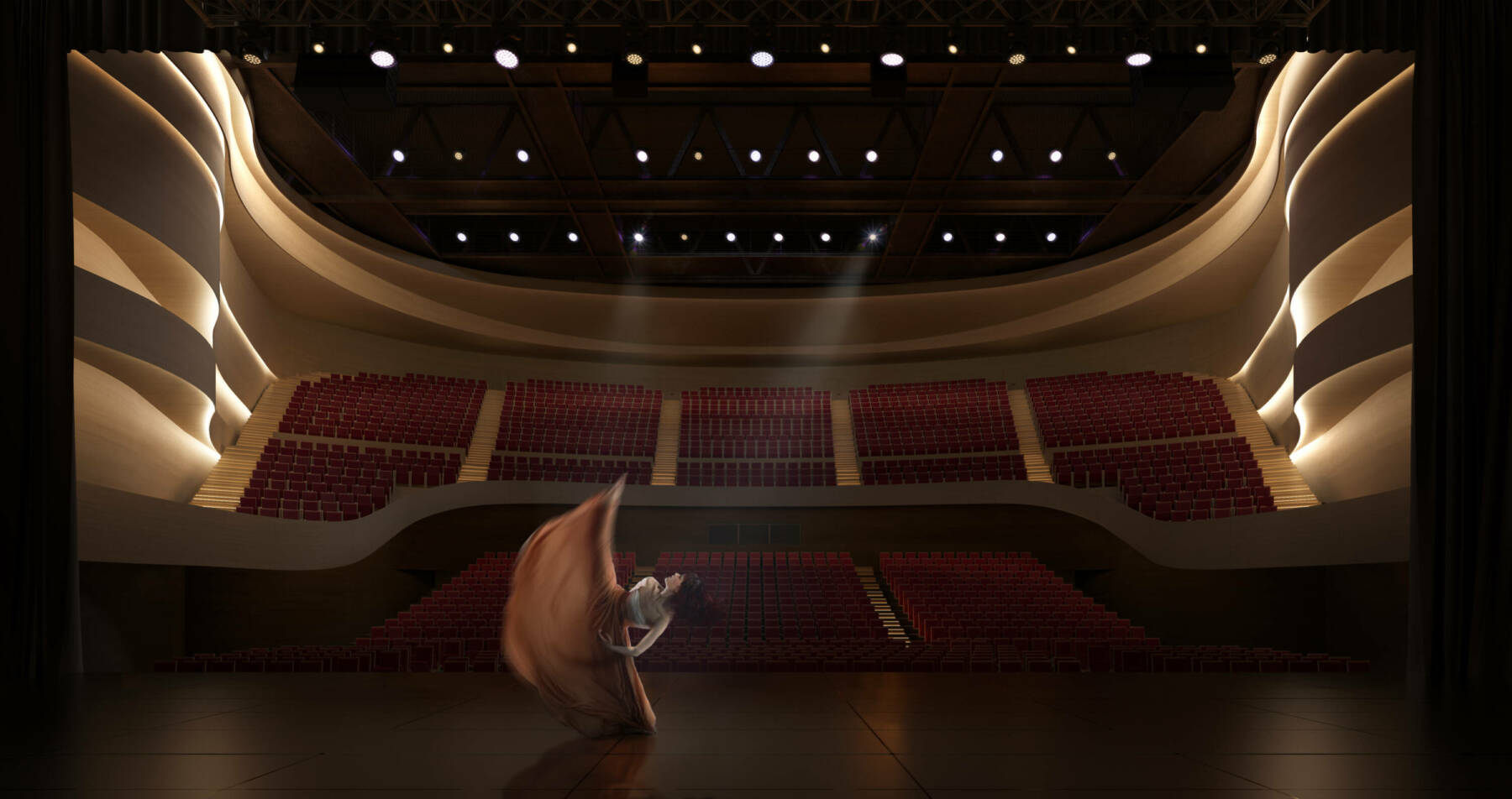SALLE DE SPECTACLE MULTIFONCTION — Atelier Ferret Architectures